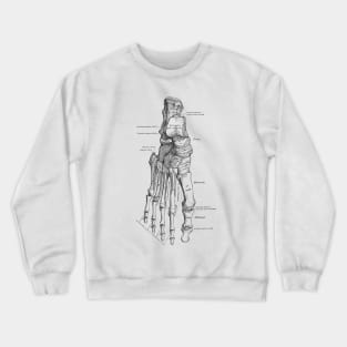 Human Body - Foot Crewneck Sweatshirt